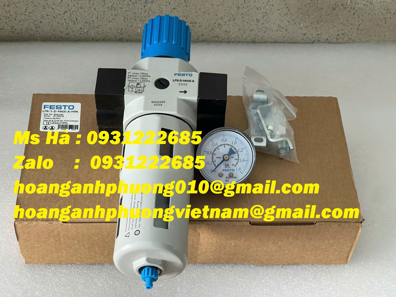 NPP bộ lọc Festo LFR-1-D-MAXI-A-MPA nhập mới trực tiếp